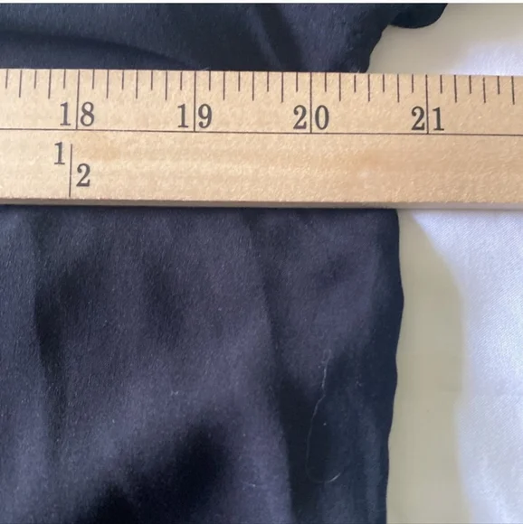 Divided Black Off-the-Shoulder Peasant Style Blouse Size 12 - Picture 10 of 10